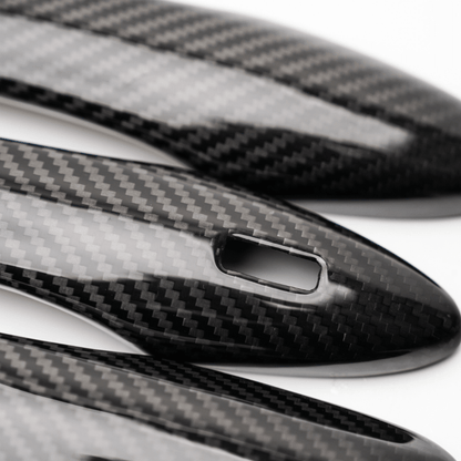 JDMuscle [23-24 GR Corolla, 19+ Hatch] Carbon Fiber Door Handle Covers (4PC) - Graveyard Performance