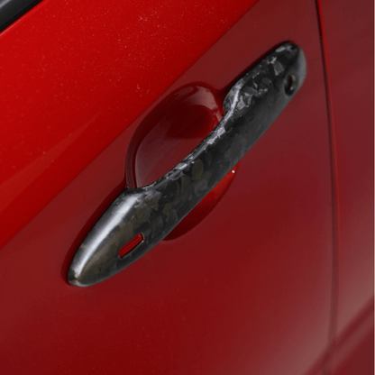 JDMuscle [23-24 GR Corolla, 19+ Hatch] Carbon Fiber Door Handle Covers (4PC) - Graveyard Performance