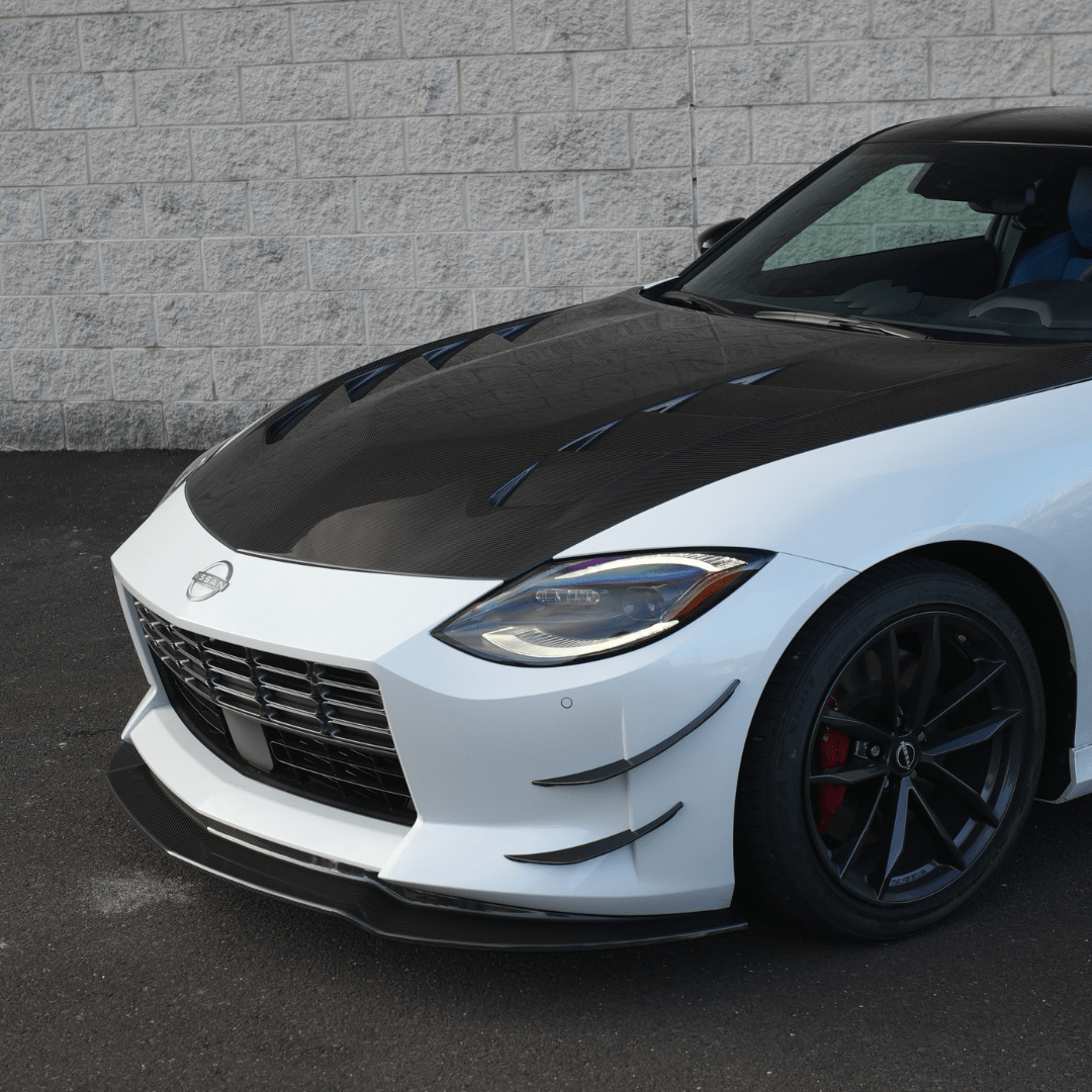 JDMuscle 23-24 Nissan Z Carbon Fiber Front Lip V1 - Graveyard Performance