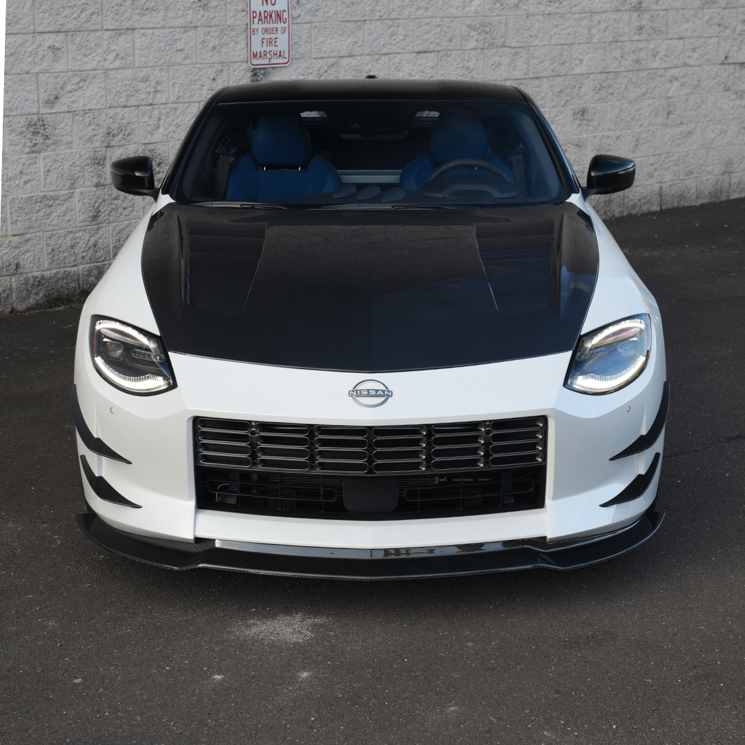 JDMuscle 23-24 Nissan Z Carbon Fiber Front Lip V1 - Graveyard Performance