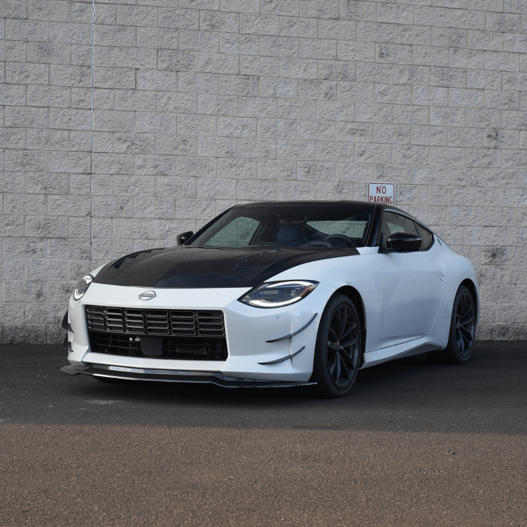 JDMuscle 23-24 Nissan Z Carbon Fiber Front Lip V1 - Graveyard Performance