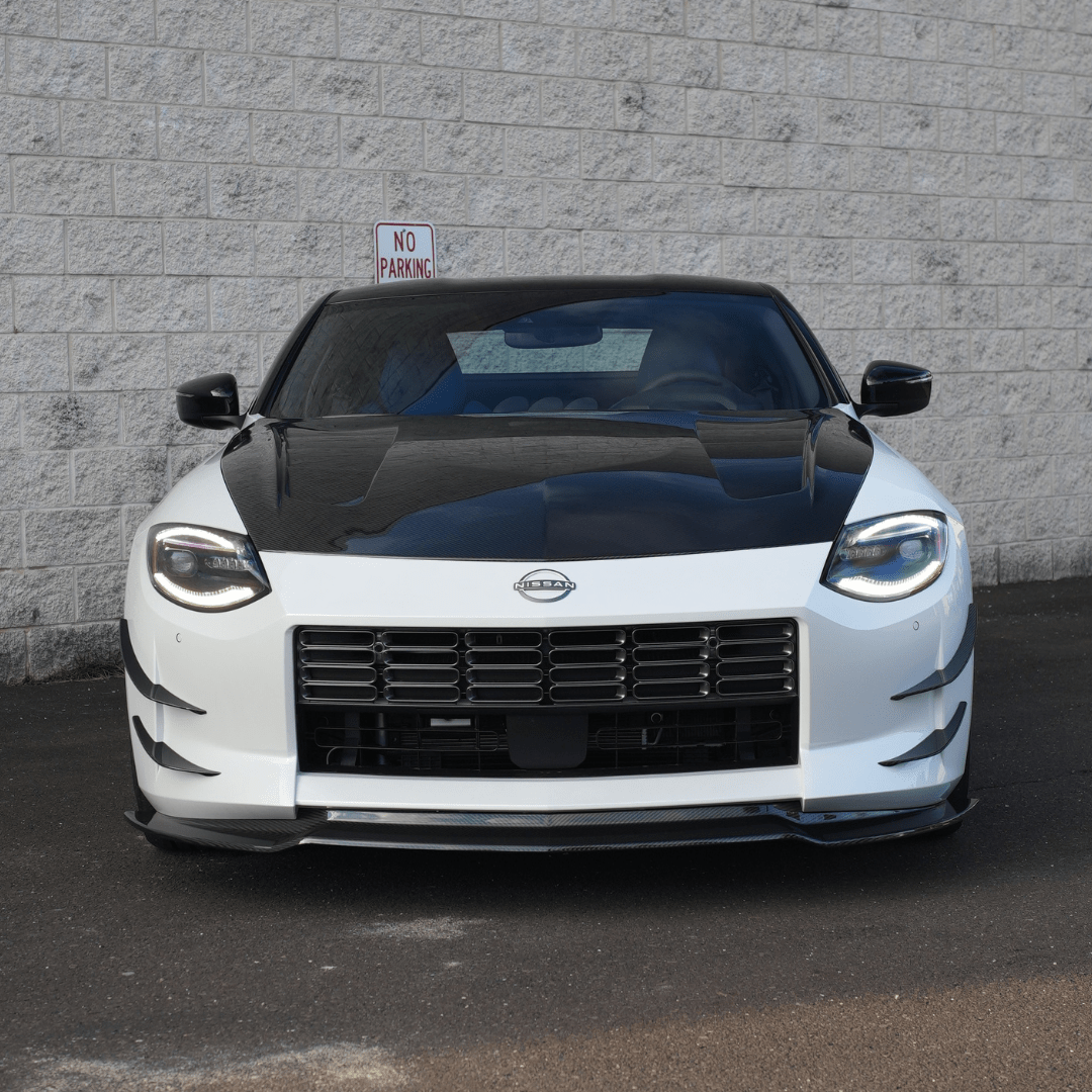 JDMuscle 23-24 Nissan Z Carbon Fiber Front Lip V1 - Graveyard Performance