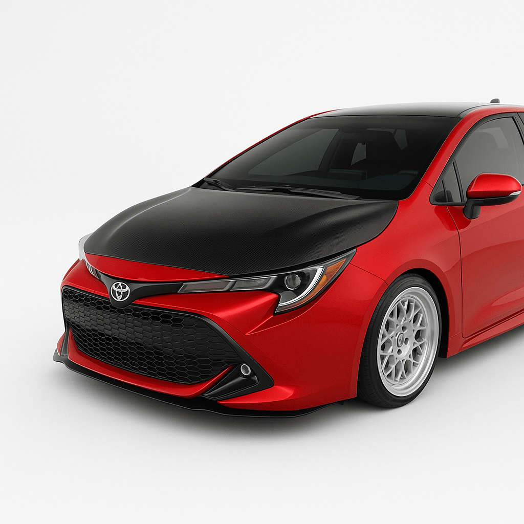 JDMuscle [23-26 GR Corolla, 19-26 Corolla Hatchback] Spec O Carbon Fiber Hood - Graveyard Performance