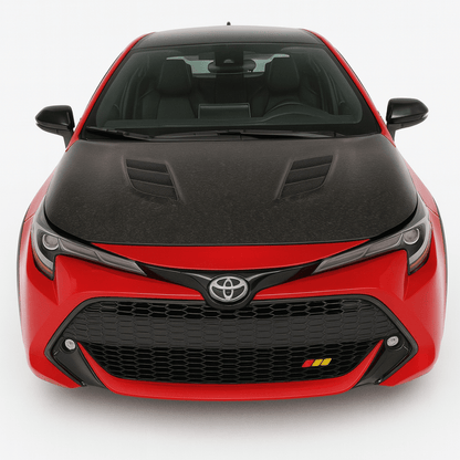 JDMuscle [23-26 GR Corolla, 19-26 Corolla Hatchback] Spec V Carbon Fiber Hood - Graveyard Performance