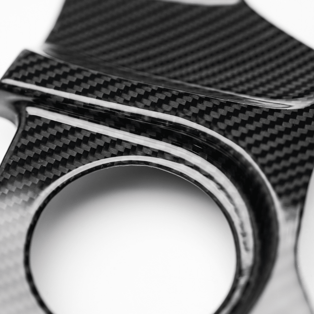 JDMuscle [23-26 GR Corolla] Carbon Fiber Cup Holder Cover - Graveyard Performance