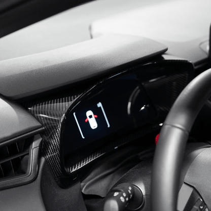 JDMuscle [23-26 GR Corolla] Carbon Fiber Speedometer Frame Cover - Graveyard Performance