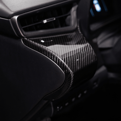 JDMuscle 23-26 Toyota GR Corolla Carbon Fiber Driver Dash Trim Cover - Graveyard Performance