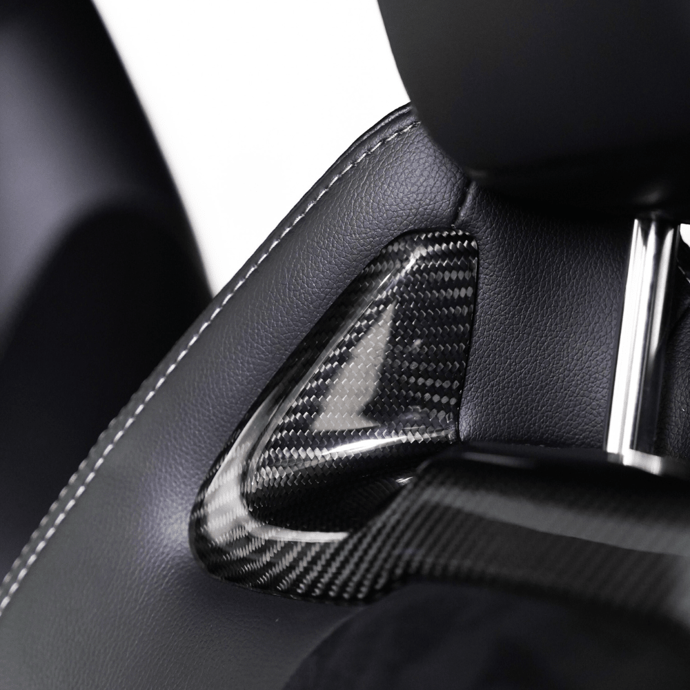 JDMuscle [23-26 Toyota GR Corolla] Carbon Fiber Front Seat Inserts (Front 2 PCS) - Graveyard Performance