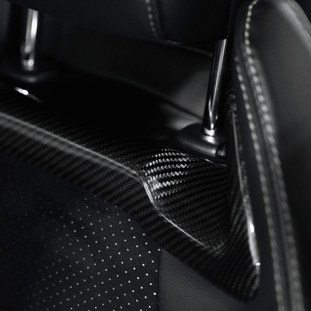JDMuscle [23-26 Toyota GR Corolla] Carbon Fiber Front Seat Inserts (Front 2 PCS) - Graveyard Performance