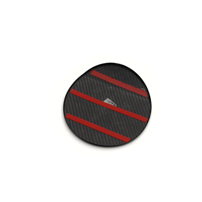 JDMuscle 23-26 Toyota GR Corolla Carbon Fiber Fuel Door Cover - Graveyard Performance