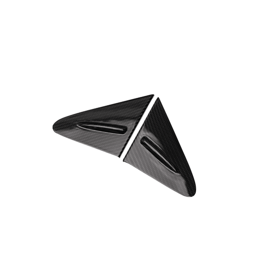 JDMuscle 23-26 Toyota GR Corolla Carbon Fiber J-Panel Wind Defelctor Covers (2PC) - Graveyard Performance