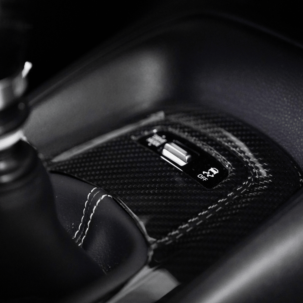JDMuscle [23-26 Toyota GR Corolla MT] Carbon Fiber Shifter Trim Cover - Graveyard Performance