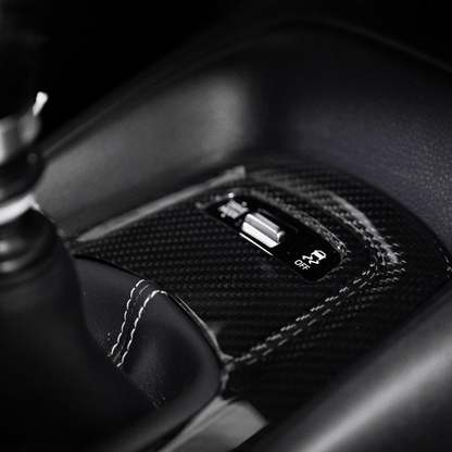 JDMuscle [23-26 Toyota GR Corolla MT] Carbon Fiber Shifter Trim Cover - Graveyard Performance