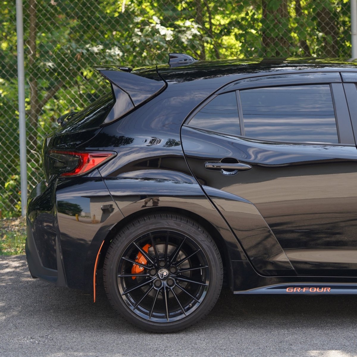 JDMuscle [23+ GR Corolla, 19+ Corolla Hatch] Spec C Spoiler - Paint Matched/Gloss Black/Carbon Fiber - Graveyard Performance