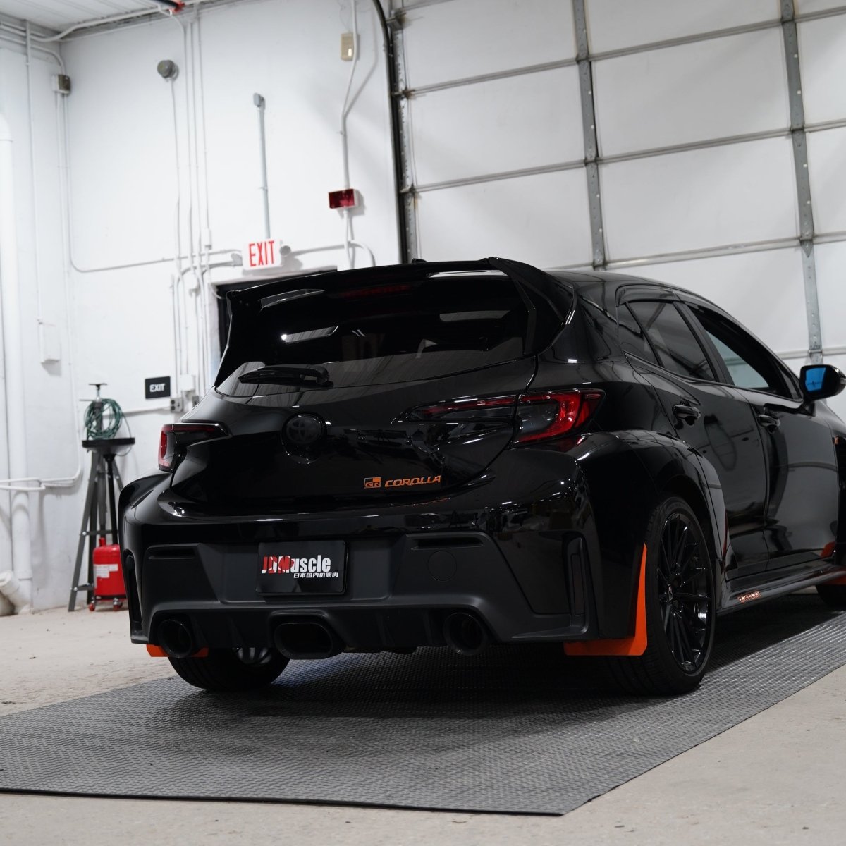JDMuscle [23+ GR Corolla, 19+ Corolla Hatch] Spec C Spoiler - Paint Matched/Gloss Black/Carbon Fiber - Graveyard Performance