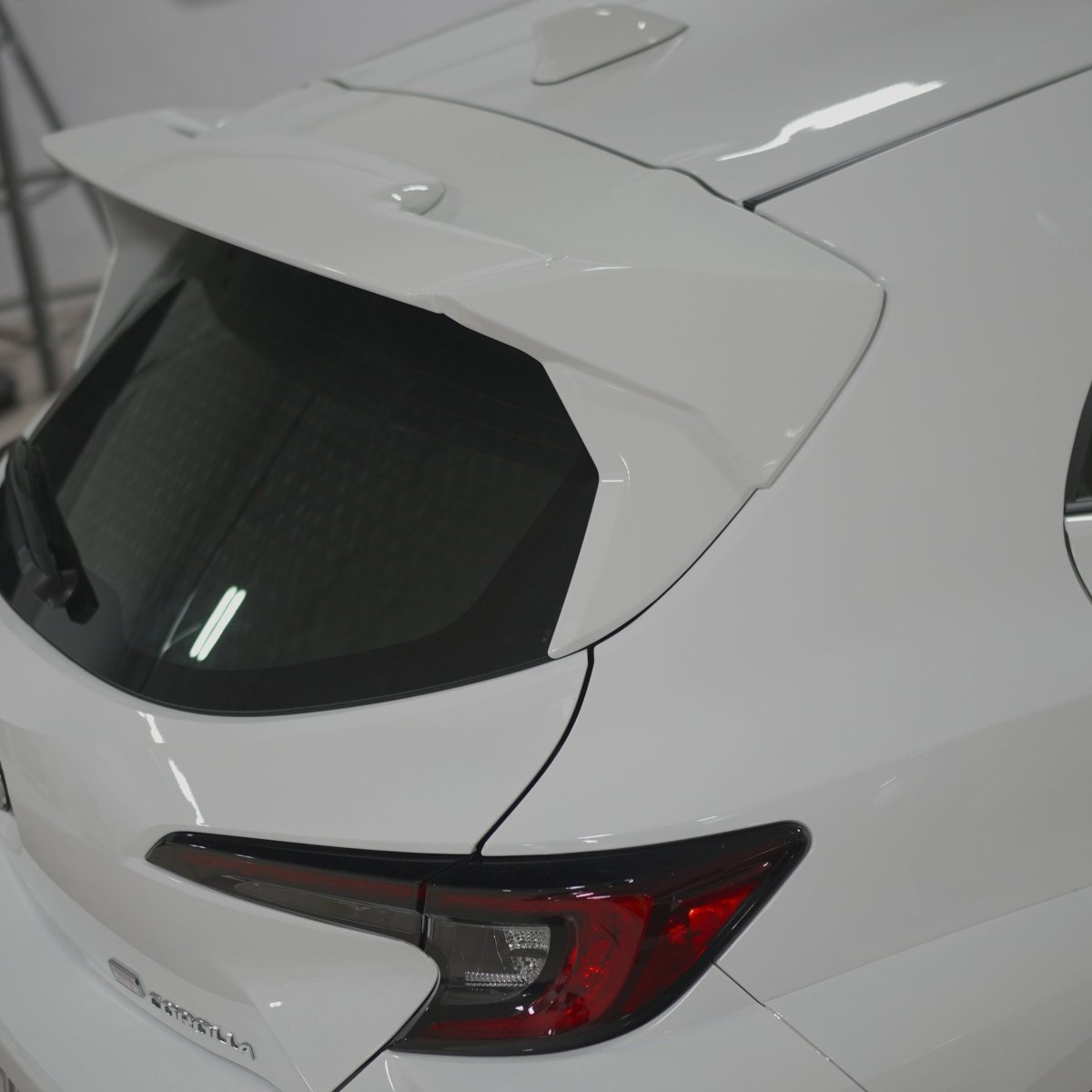 JDMuscle [23+ GR Corolla, 19+ Corolla Hatch] Spec C Spoiler - Paint Matched/Gloss Black/Carbon Fiber - Graveyard Performance