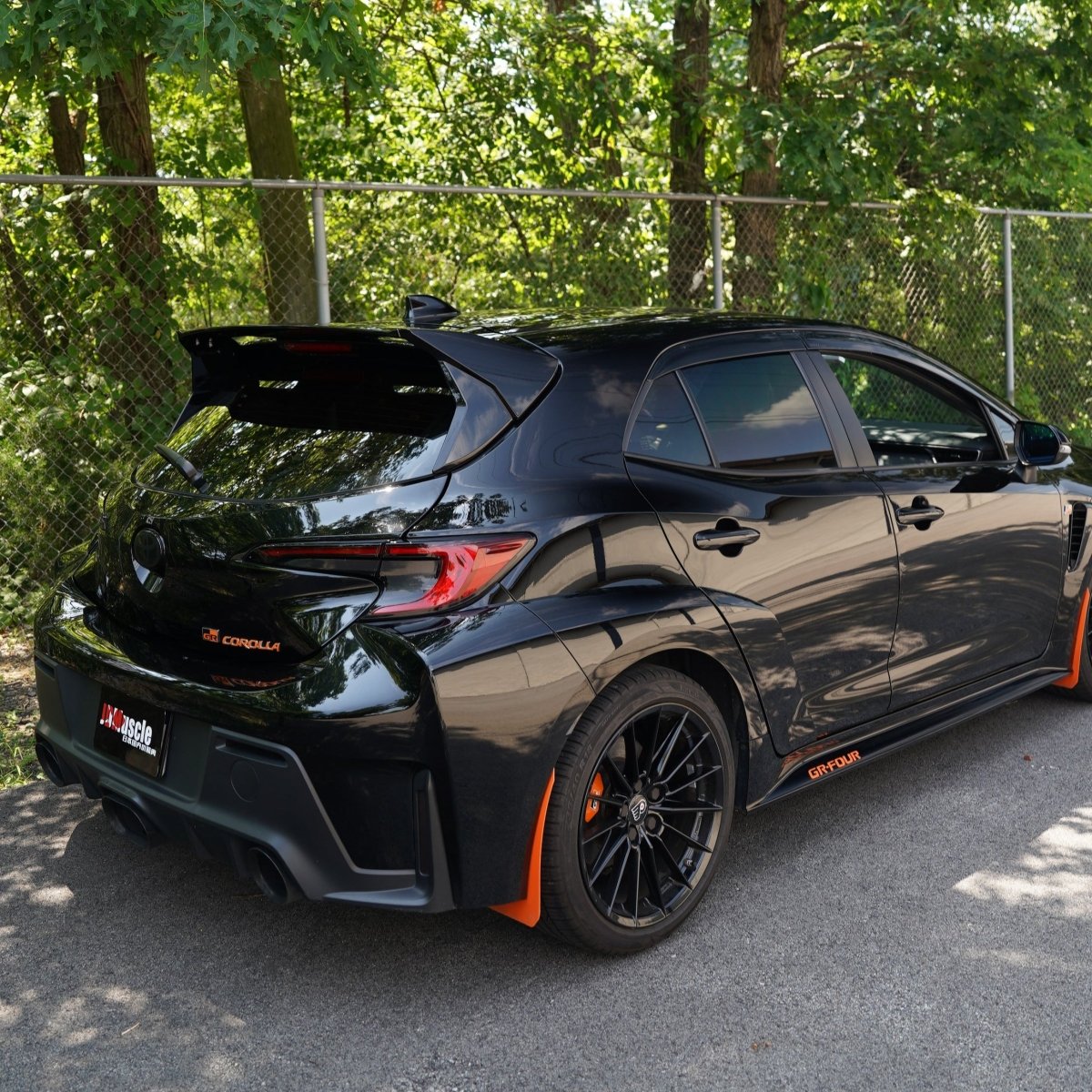 JDMuscle [23+ GR Corolla, 19+ Corolla Hatch] Spec C Spoiler - Paint Matched/Gloss Black/Carbon Fiber - Graveyard Performance