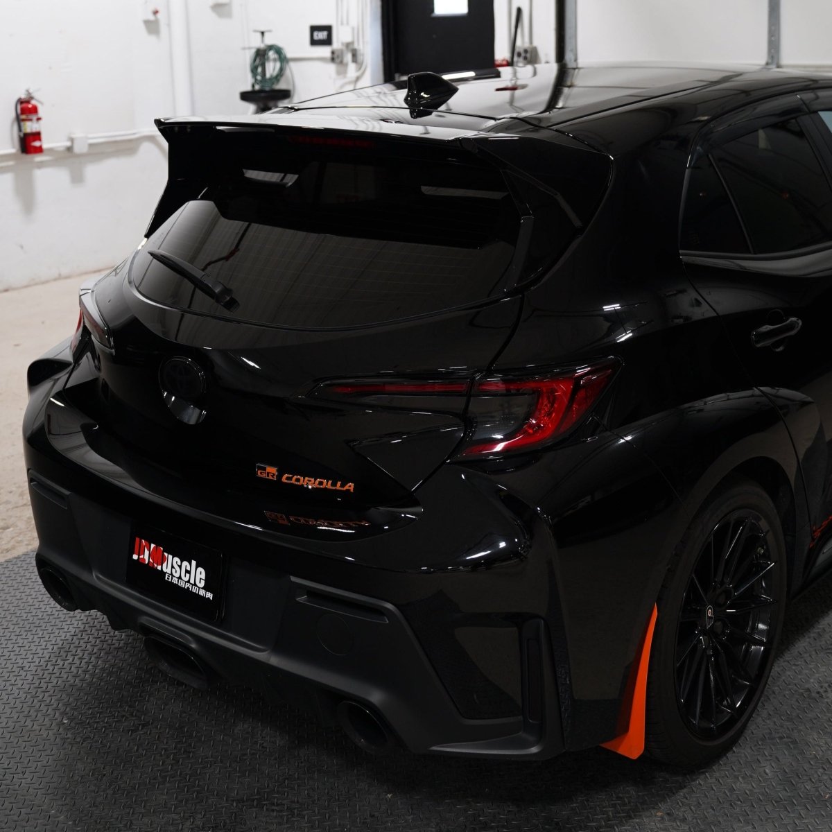 JDMuscle [23+ GR Corolla, 19+ Corolla Hatch] Spec C Spoiler - Paint Matched/Gloss Black/Carbon Fiber - Graveyard Performance