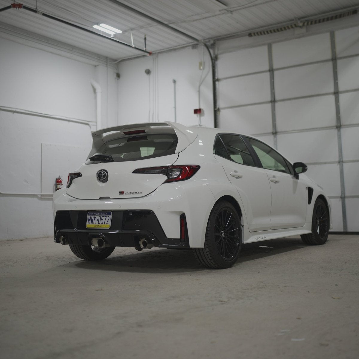JDMuscle [23+ GR Corolla, 19+ Corolla Hatch] Spec C Spoiler - Paint Matched/Gloss Black/Carbon Fiber - Graveyard Performance