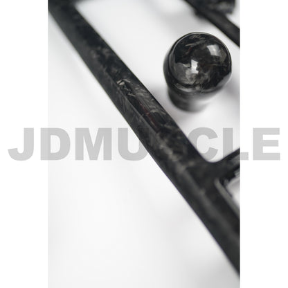 JDMuscle [08-21 STI] Carbon Fiber Cup Holder Trim Replacement - Graveyard Performance