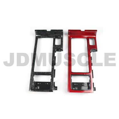 JDMuscle [08-21 STI] Carbon Fiber Cup Holder Trim Replacement - Graveyard Performance