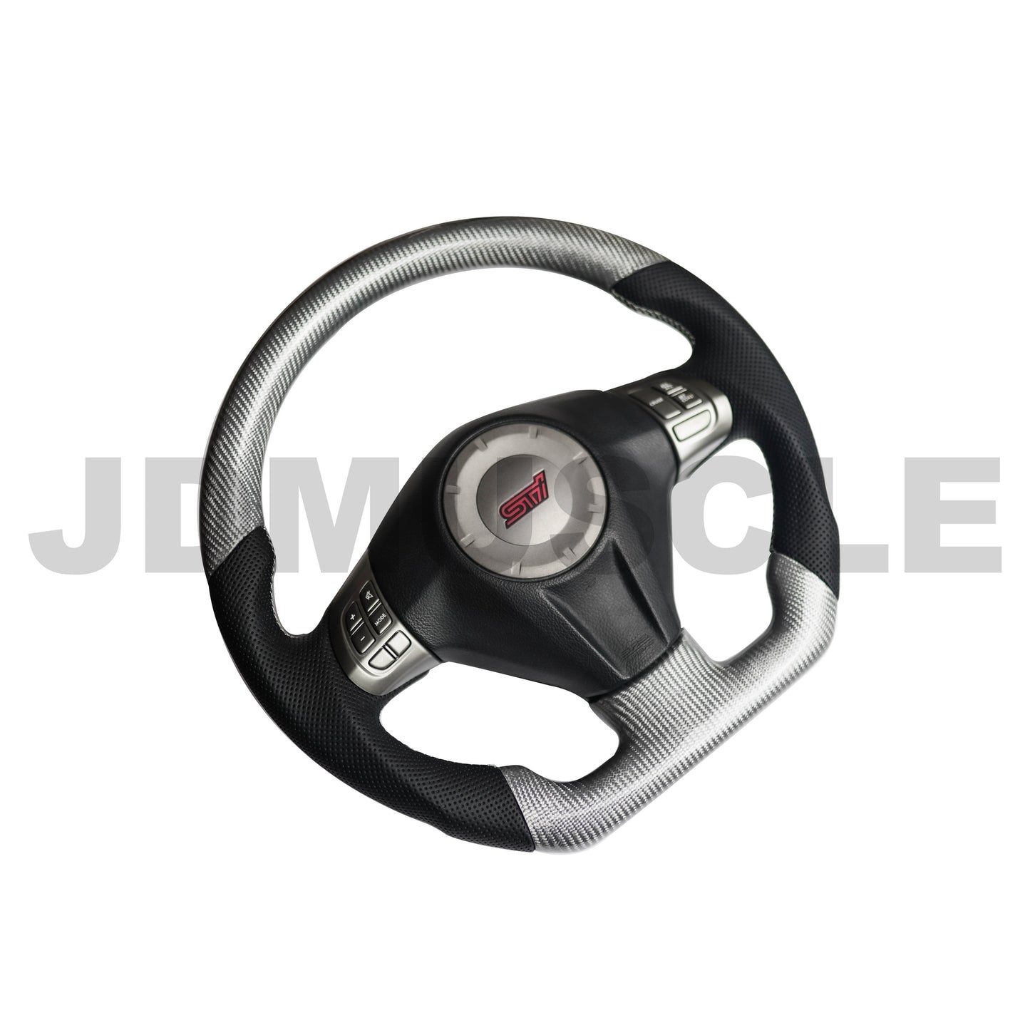 JDMuscle 08-14 WRX/STI Custom Carbon Fiber Steering Wheel