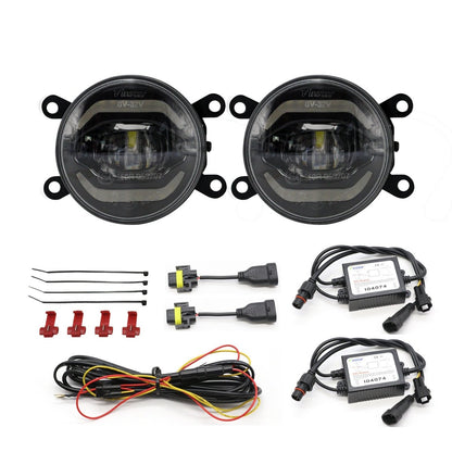 JDMuscle LED / Halo V2 DRL Fog Light Housings 15-21 WRX or STI / 13+ BRZ or FT86 / 14+ Forester - Graveyard Performance