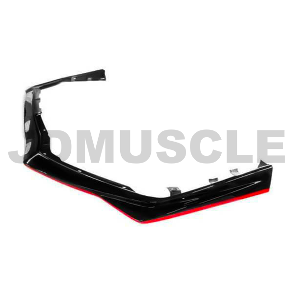 JDMuscle [18-21 WRX/STI] OE Style Front Lip Gloss/Matte Black with Color Accent
