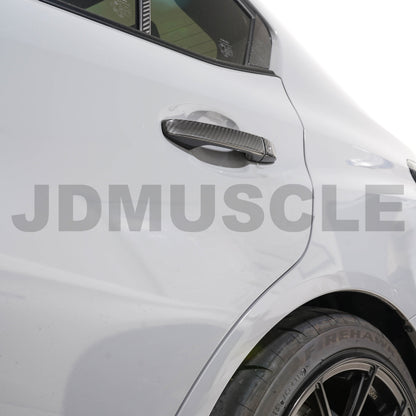 JDMuscle [15-21 WRX/STI] Carbon Fiber Door Handle Covers - Graveyard Performance
