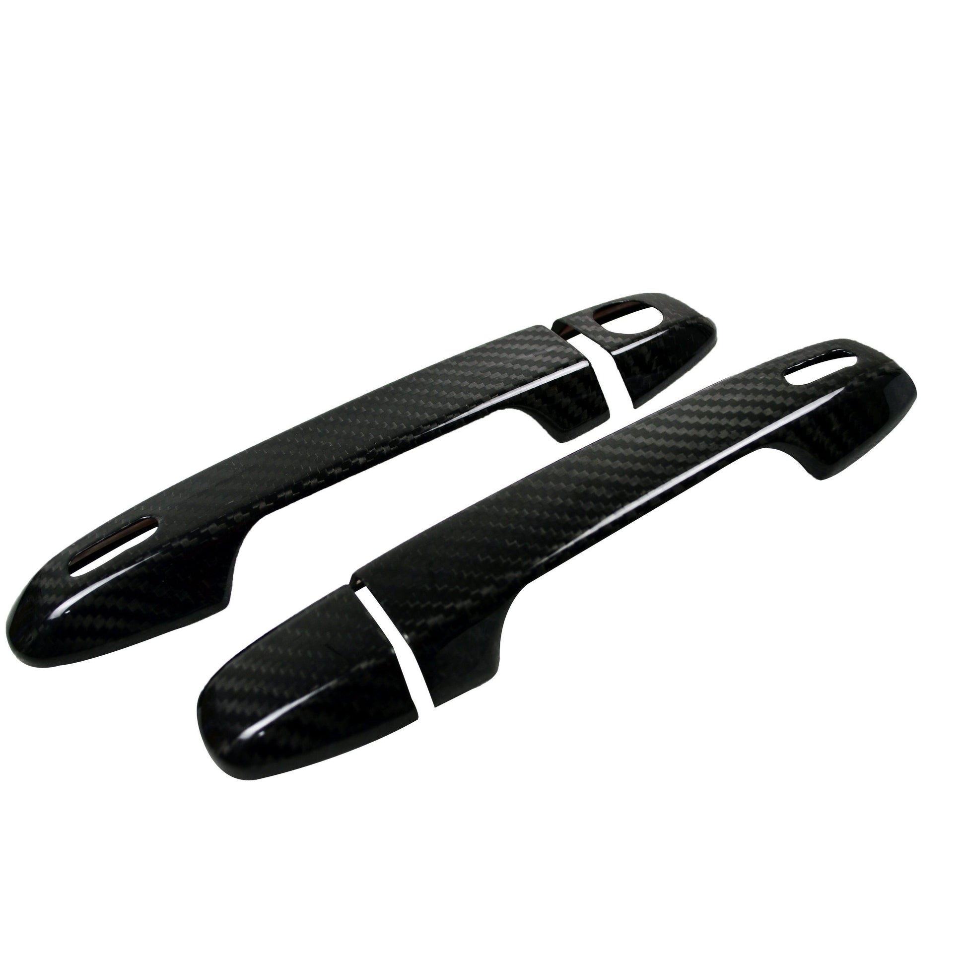 JDMuscle Tanso Carbon Fiber Door Handle Covers - FR-S/BRZ - Graveyard Performance