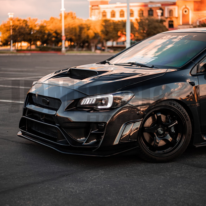 JDMuscle [15-21 WRX/STI] Carbon Fiber Hood V2 w/ Heat Extract - Graveyard Performance