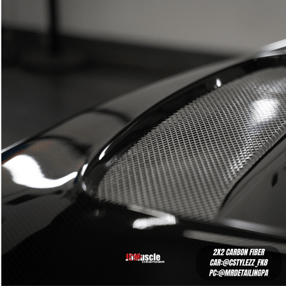 JDMuscle Tanso Carbon Fiber Hood VS Style 2017+ Honda Civic Type R FK8 *Special Order No Cancelations - Graveyard Performance