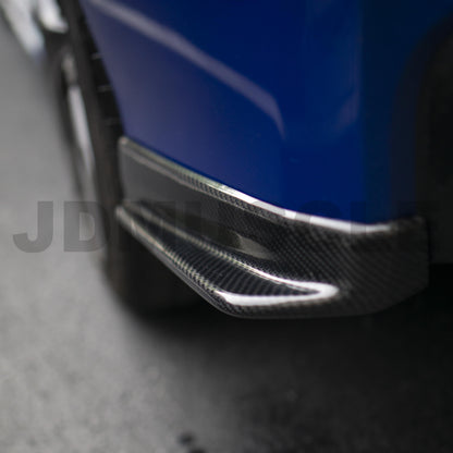 JDMuscle [15-21 WRX/STI] Carbon Fiber Rear Spats - STI Style | JDM-WRX15-RSD1-CF - Graveyard Performance