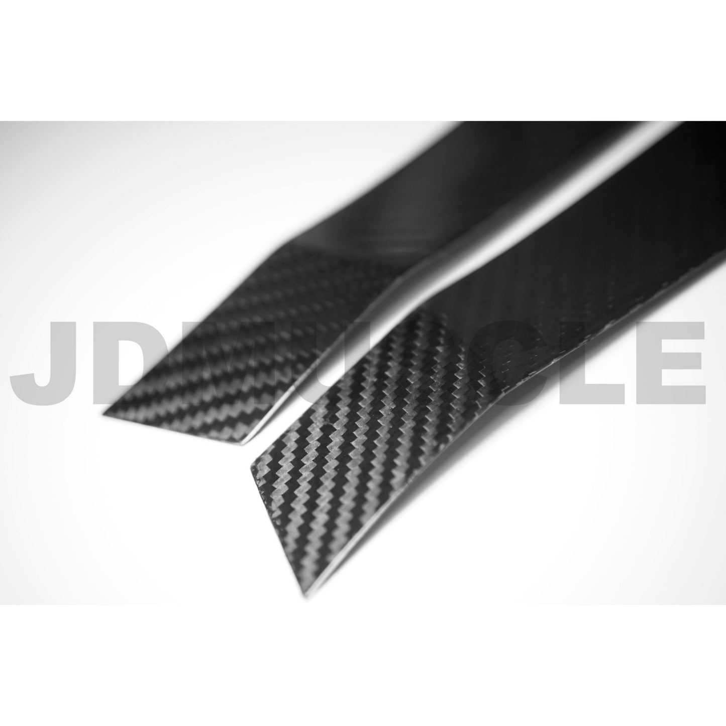 JDMuscle 15-21 WRX/STI Tanso Carbon Fiber Fender Side Vent Covers w/ Gloss Finish