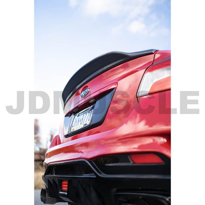 JDMuscle [15-21 WRX/STI] Carbon Fiber Trunk Duck Bill V3