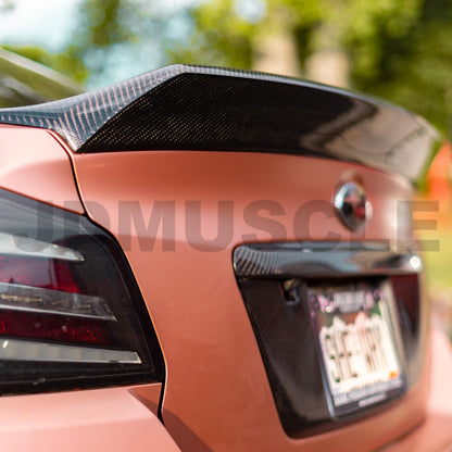 JDMuscle [15-21 WRX/STI] V4 Carbon Fiber Duck Bill - Graveyard Performance