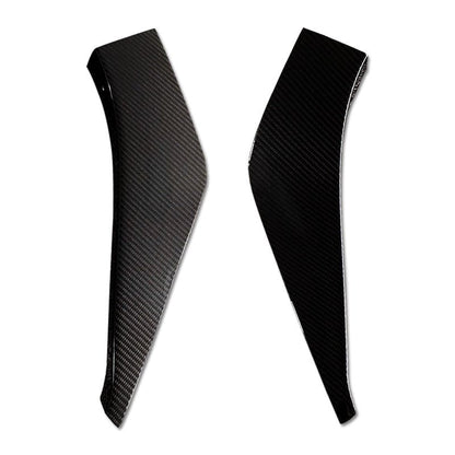JDMuscle Tanso Carbon Fiber VS Style Canards  - 2020+ Toyota Supra w/ stock bumper