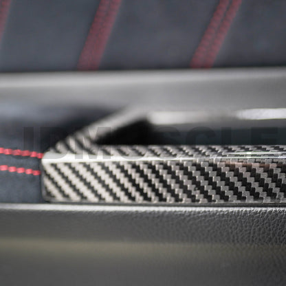 JDMuscle [15-16 WRX/STI] Tanso Carbon Fiber Window Switch Cover - Graveyard Performance