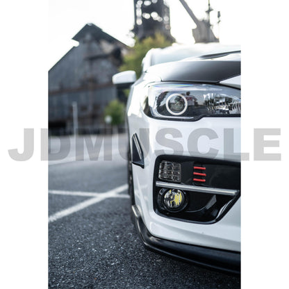 JDMuscle [15-21 WRX/STI] Tanso Carbon Fiber/Painted Canards V1 - Graveyard Performance