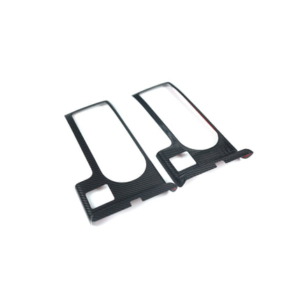 JDMuscle [15-21 WRX] Tanso Pre-preg Carbon Fiber Cup Holder Cover - Graveyard Performance