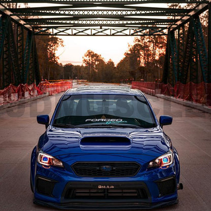 JDMuscle [18-21 WRX/STI] VR STYLE FRONT CARBON FIBER LIP - Graveyard Performance
