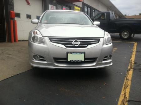 Stillen Nissan Altima Sedan Front Lip Spoiler Unpainted For 10-12 Nissan Altima Sedan