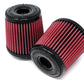 Replacement BMS Kia Stinger / Genesis Inverted Cone Filters and Clamps (Pair)