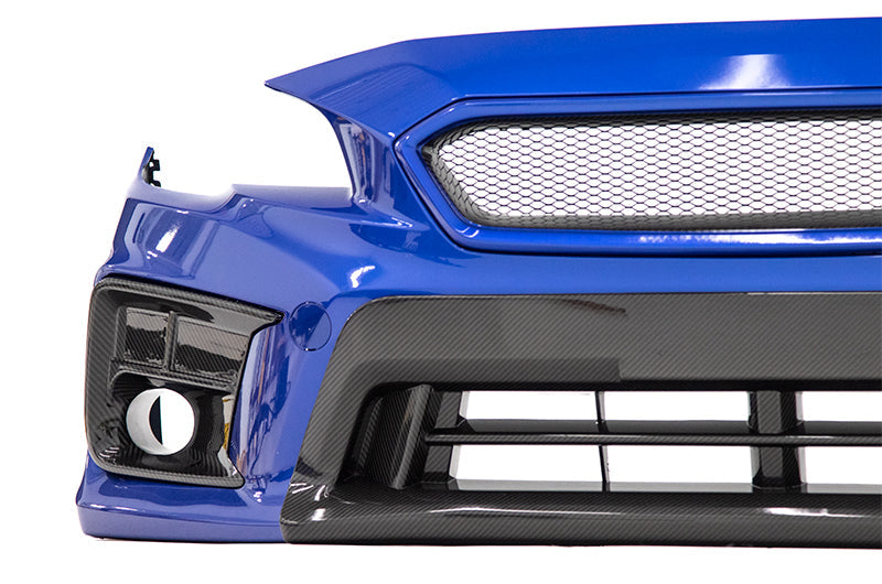 OLM LE Dry Carbon Fiber Lower Bumper Cover - 2018-2020 WRX / STI - Graveyard Performance