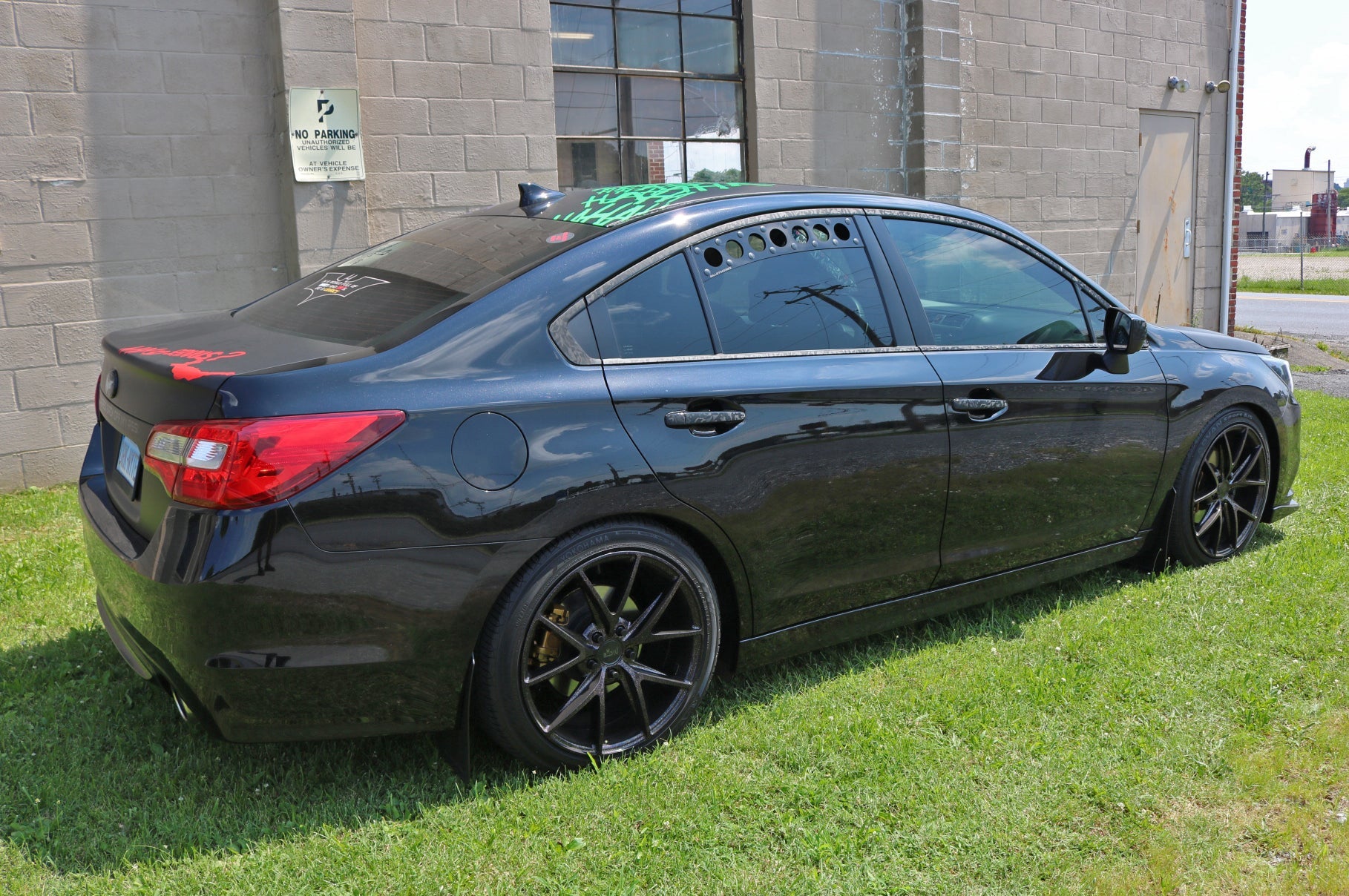 Billetworkz Window Vents Subaru Legacy 2014-2019 - Graveyard Performance