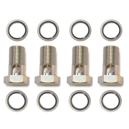 Mitsubishi OEM Engine Oil Cooler Line Banjo Bolt Set | 2001-2015 Mitsubishi Evo 7/8/9/X (MAP-MIT-1225A006-MR464563)