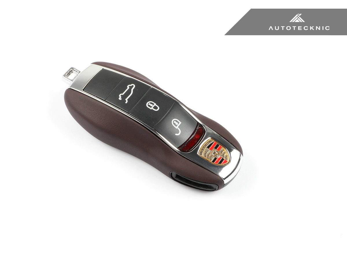 AutoTecknic Leather Key Remote Trim - Porsche - Graveyard Performance