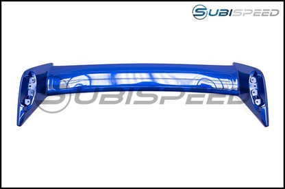 OLM STI Style Paint Matched Spoiler - WR Blue Pearl - 2015-2021 Subaru WRX / STI - Graveyard Performance