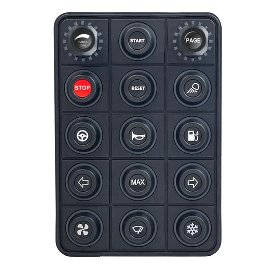 Link CAN Keypad 15 Button + 2 Rotary Encoders - Graveyard Performance