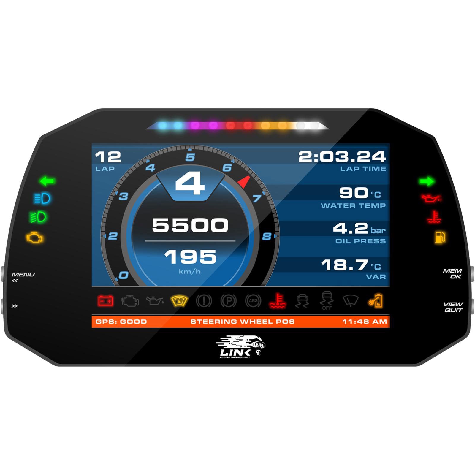 LINK MXG Strada 7-inch Dash - Street Edition - Graveyard Performance